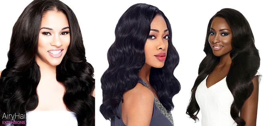Body Wave Hair Extension Texture